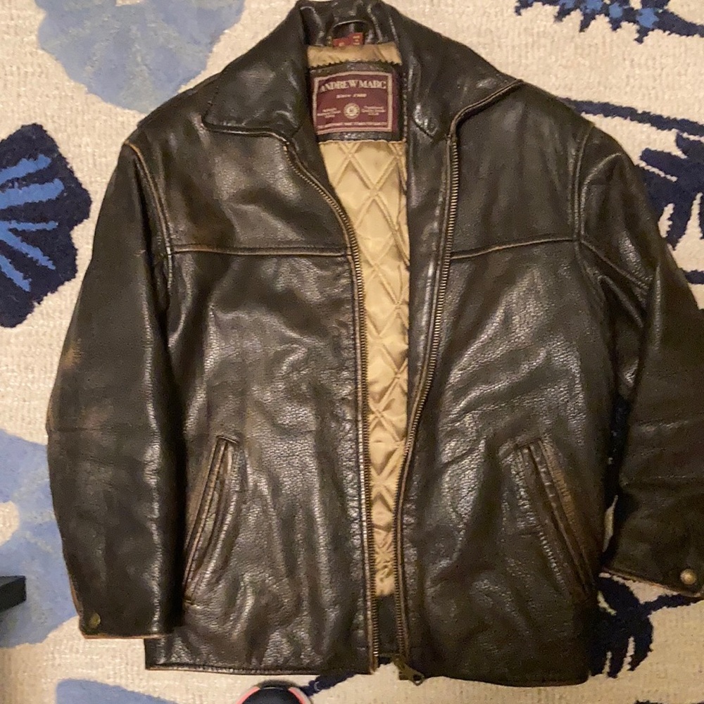 COPY - Andrew Marc Leather Jacket Women’s XS